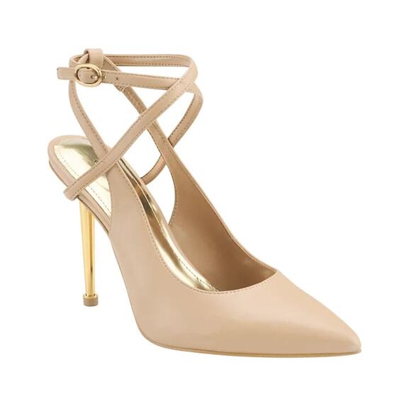 GUESS Women's Staton Stiletto Heel Dress Pumps, Beige Size 10M - Picture 1 of 5